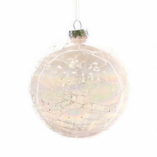 Украшение новогоднее "Шар", D 10 см, L10 W10 H10 см - фото 386780