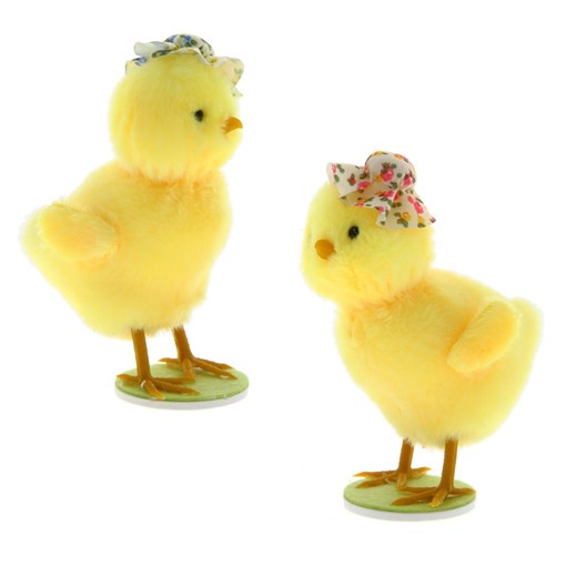 Фигурка декоративная "Цыпленок", L6 W9 H11 см, 2в. - фото 386914