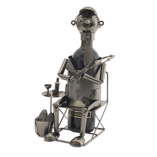 Подставка для бутылки "Рыбак", L17 W18 H21,5 см - фото 386934