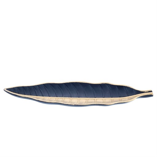 Подставка декоративная  "Лист", L37 W13,5 H2 см - фото 386992