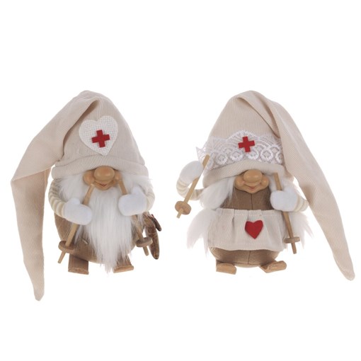 Игрушка набивная "Гном", L10 W16 H12 см, 2в. - фото 387050