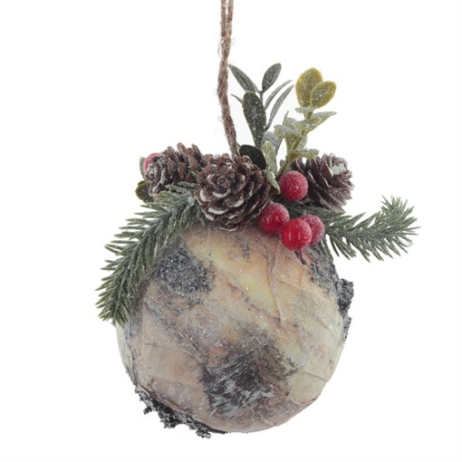 Украшение новогоднее "Шар", D 9 см, L9 W9 H14 см - фото 387137