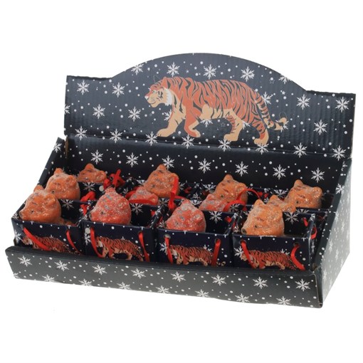 Фигурка декоративная "Тигр" (блок из 12 шт), L5 W4 H6 см - фото 387162