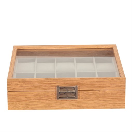 Шкатулка для часов, L26 W21 H7,5 см - фото 387228