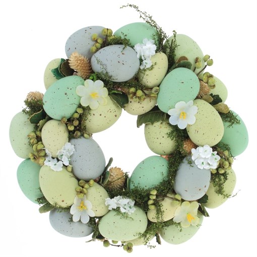 Изделие декоративное "Венок пасхальный", L23 W6 H23 см - фото 387274