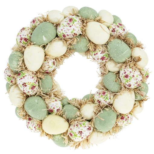 Изделие декоративное "Венок пасхальный", L30 W8 H30 см - фото 387313