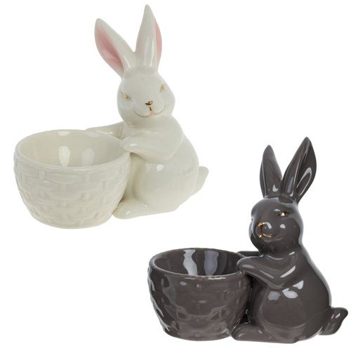 Подставка для яйца "Заяц", L12 W6 H11 см, 2в. - фото 387334