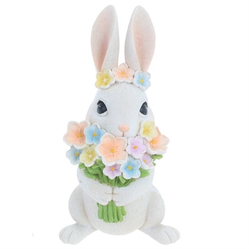 Фигурка декоративная "Заяц", L12 W12 H23 см - фото 387392