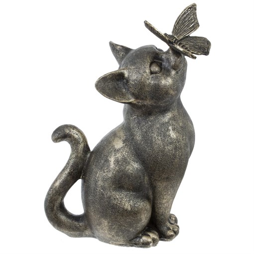 Фигурка декоративная "Кошка", L22 W13 H33 см - фото 387605