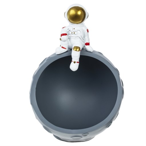 Фигурка декоративная "Космонавт", L14 W14 H22 см - фото 387631