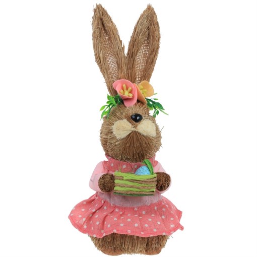 Фигурка декоративная "Зайка", L12 W12 H31 см - фото 387643