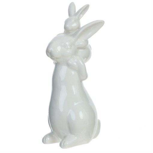 Фигурка "Зайцы", L7 W8 H17 см - фото 387787