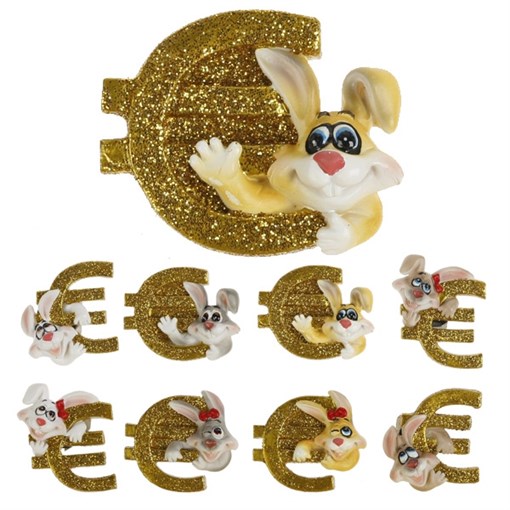 Магнит "Заяц", L4 W2 H3,5 см, 8в. - фото 387982