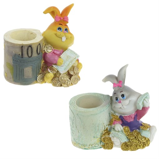 Подставка для мелочей "Заяц",  L7 W3,5 H6 см, 2в. - фото 388103