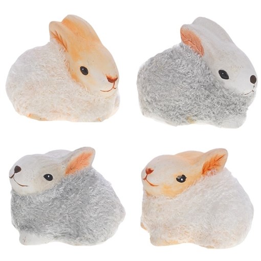 Фигурка декоративная "Заяц", L9 W6 H7 см, 4в. - фото 388268