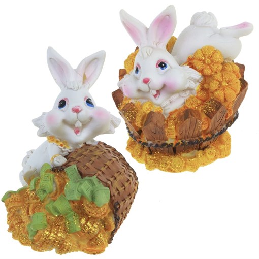 Копилка "Заяц", L9 W9 H10 см, 2в. - фото 388546