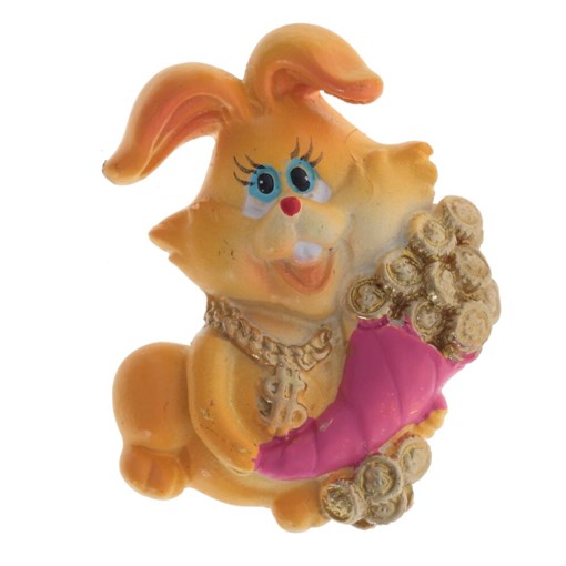 Изделие декоративное с магнитом «Заяц», L4 W1,5 H5 см - фото 388672