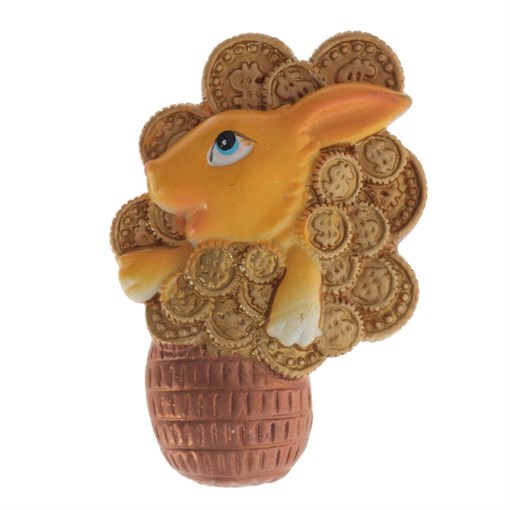 Изделие декоративное с магнитом «Заяц», L4 W1,5 H5,5 см - фото 388678