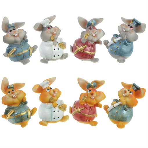 Копилка "Заяц", L9 W8 H10 см, 8в. - фото 388761