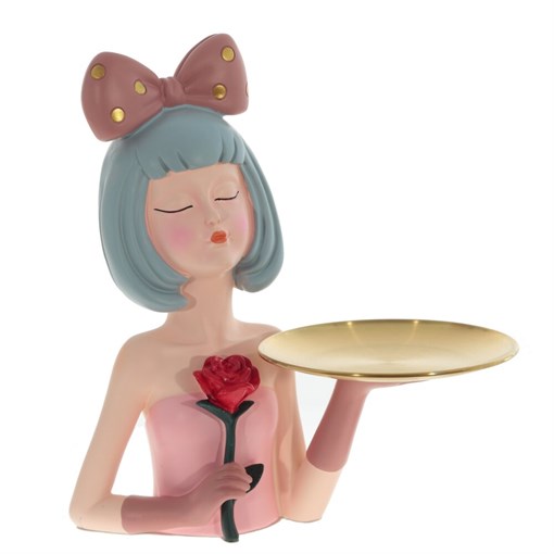 Фигурка декоративная "Девочка", L27 W21 H32 см - фото 388799