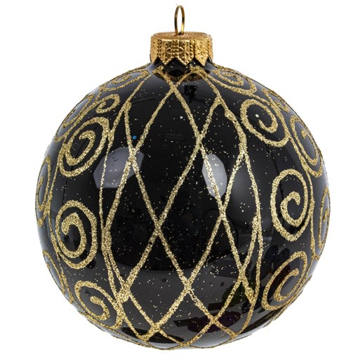 Украшение новогоднее Шар "Венецианская сетка ", L10 W10 H11см - фото 389570