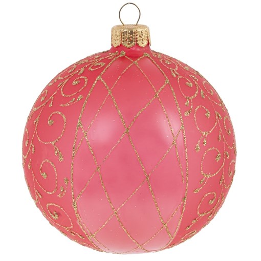 Украшение новогоднее Шар "Венецианская сетка ", L10 W10 H11см - фото 389587