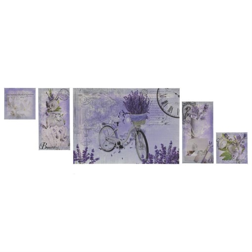 Панно модульное, L130 W3 H67 см, 5в. - фото 389629