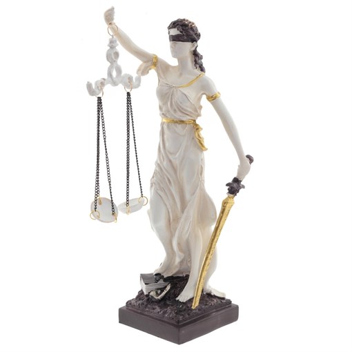 Фигурка декоративная "Фемида", L12 W15 H28 см - фото 390132