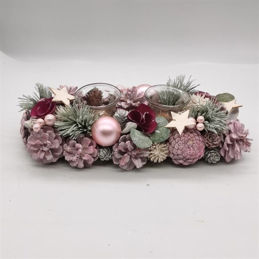 Подсвечник, L30 W13 H8 см - фото 390293