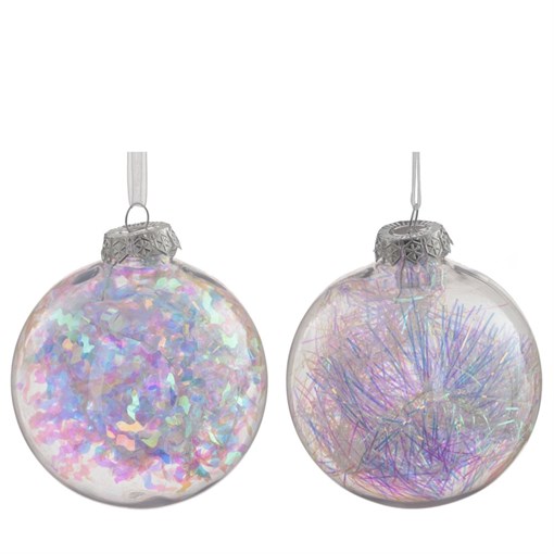 Украшение новогоднее "Шар", D 9 см, L9 W9 H9 см, 2 в. - фото 390347