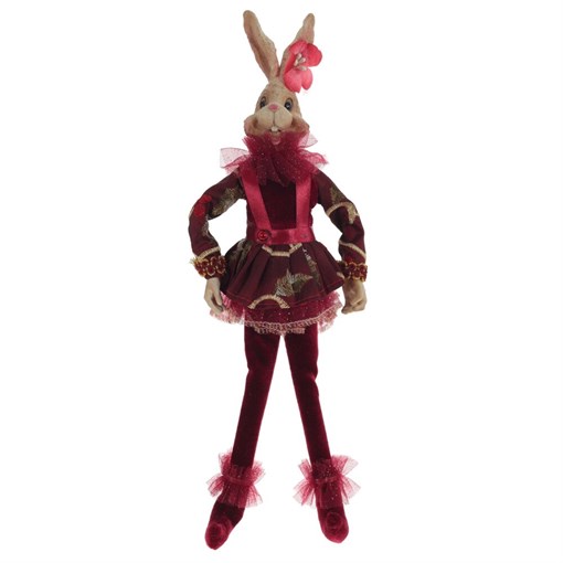 Игрушка набивная "Заяц", L11 W6 H35 см - фото 390568