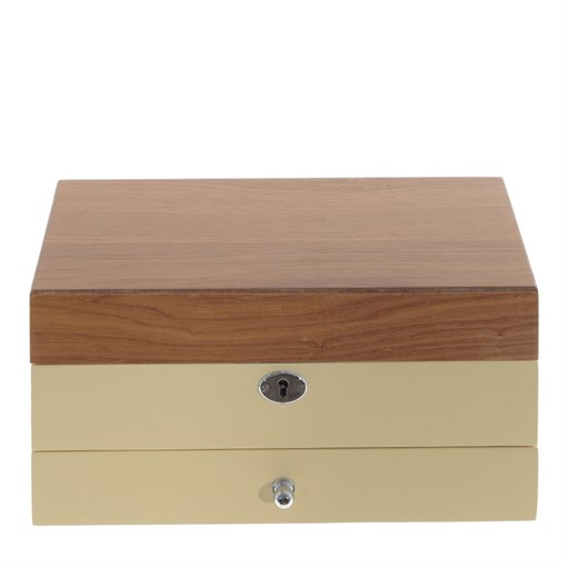 Шкатулка-автомат для украшений, L16 W15 H13 см - фото 390721