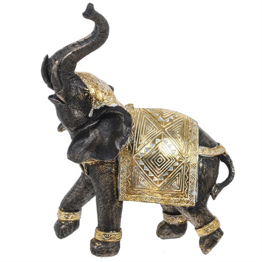 Фигурка декоративная "Слон", L21 W12 H29 см - фото 390757