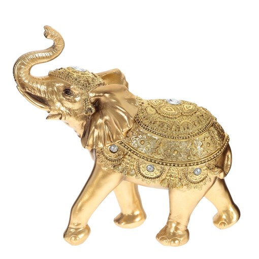 Фигурка декоративная "Слон", L25 W10 H24 см - фото 390784