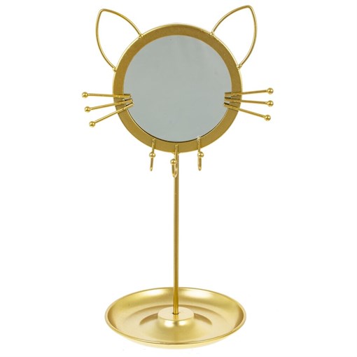 Зеркало настольное, L18 W14 H32 см - фото 390875