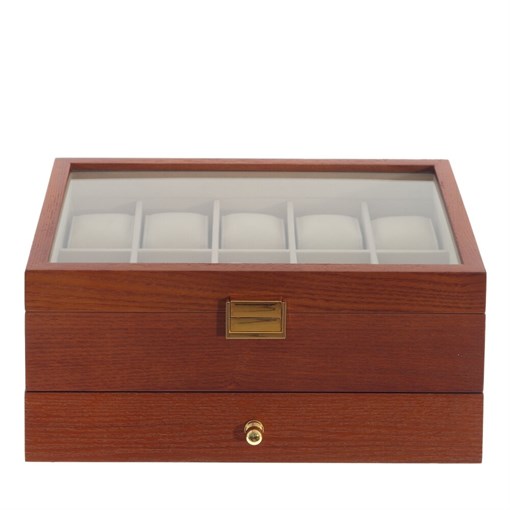 Шкатулка для часов и украшений, L28 W20 H12 см - фото 390901