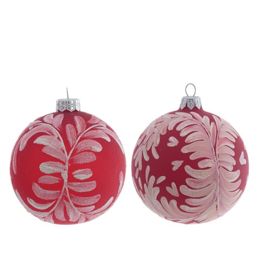 Украшение новогоднее Шар "Ветка-02", L8 W8 H9 см - фото 390966