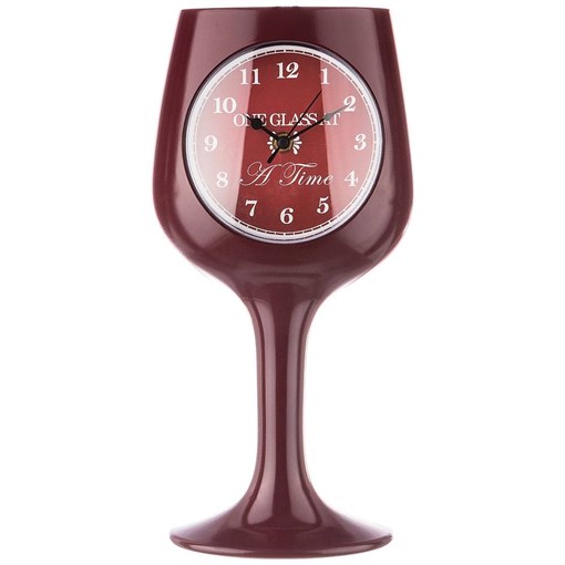 Часы настенные кварцевые "Chef kitchen" 35*17*5,5 см диаметр циферблата=12,5 см цвет:красный - фото 391182