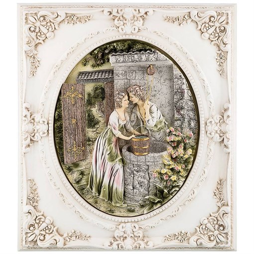 Панно настенное "У колодца" 70,5*80,5*9 см - фото 391303