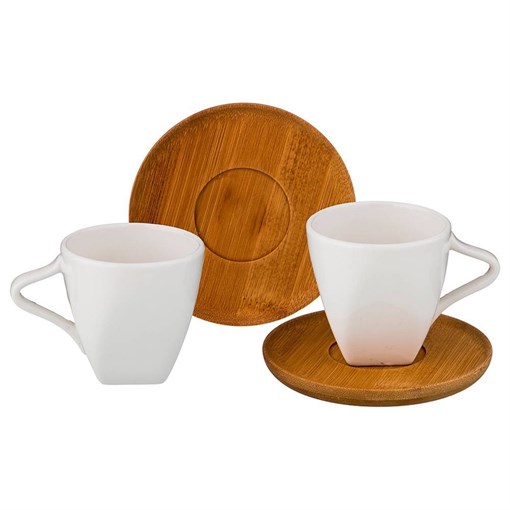 Кофейный набор на 2 персоны "Native" 4пр. 100 мл - фото 391319