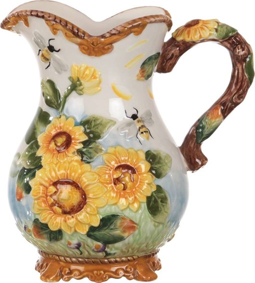 Кувшин "Подсолнухи" 1450 мл 22 см - фото 391336