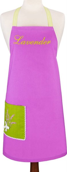 Santalino Фартук "Лаванда", сиреневый, вышивка - фото 391404