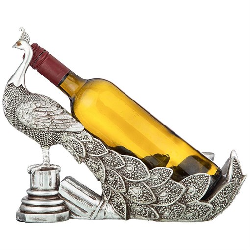 Подставка под бутылку "Павлин" 32.5*14*25.5 см серия "махараджи" - фото 391500
