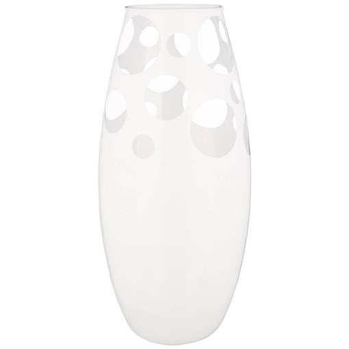 Ваза "Hypnotic white" H=37 см - фото 391602
