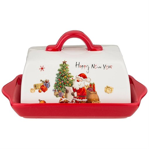 Масленка "С новым годом!" 20*12,5*10,5 см - фото 392001