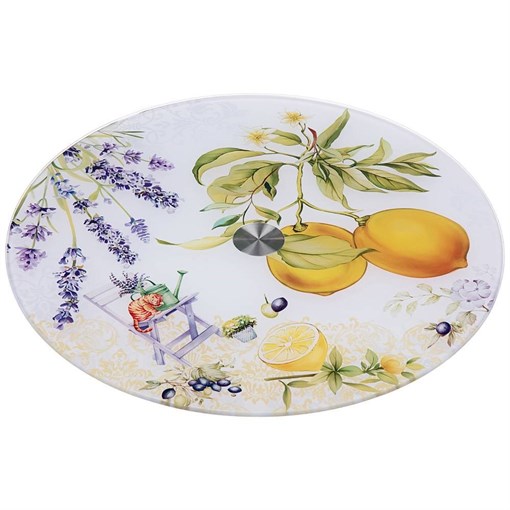 Тортовница вращающаяся "Прованс лимоны" - фото 392035