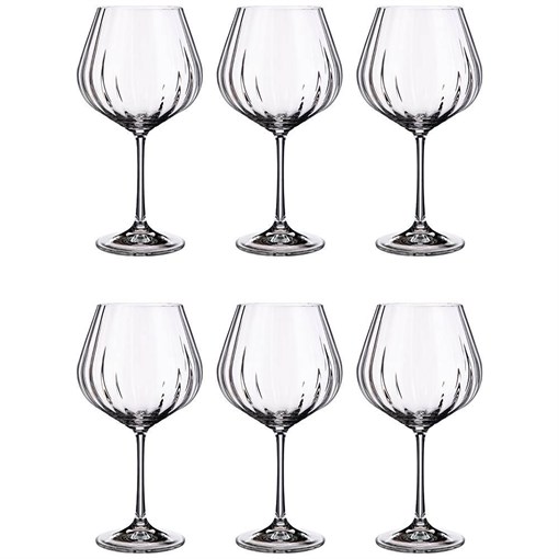 Набор бокалов для вина из 6 штук "Waterfall" 570 мл H=21 см - фото 392333