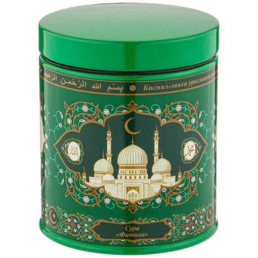 Емкость для сыпучих продуктов agness "Сура фатиха" д/сып. прод. d=10 см , выс=12 см - фото 392351