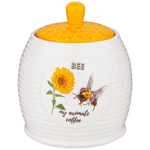 Банка с крышкой lefard "Honey bee" 13*12 см 750 мл - фото 392427