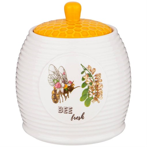 Банка с крышкой lefard "Honey bee" 14*13 см 1000 мл - фото 392431